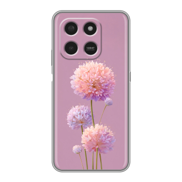 Силиконовый чехол на Honor X7d с принтом Цветы Силиконовый чехол на Honor X7d с принтом Цветы