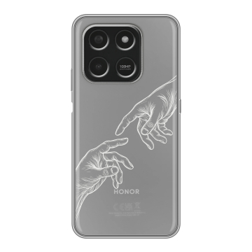 Силиконовый чехол на Honor X7d с принтом Сотворение мира Силиконовый чехол на Honor X7d с принтом Сотворение мира