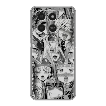Силиконовый чехол на Honor X7d с принтом Ahegao Ахегао Аниме Силиконовый чехол на Honor X7d с принтом Ahegao Ахегао Аниме