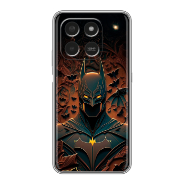 Силиконовый чехол на Honor X7d с принтом Batman Бэтмен Силиконовый чехол на Honor X7d с принтом Batman Бэтмен