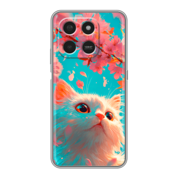 Силиконовый чехол на Honor X7d с принтом Красивый кот Силиконовый чехол на Honor X7d с принтом Красивый кот