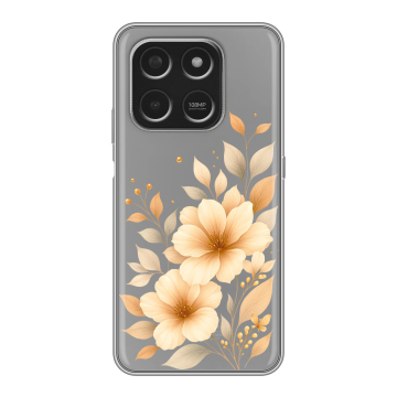 Силиконовый чехол на Honor X7d с принтом для девушки Силиконовый чехол на Honor X7d с принтом для девушки