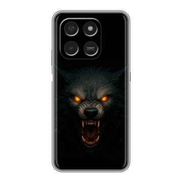 Силиконовый чехол на Honor X7d с принтом Волк Силиконовый чехол на Honor X7d с принтом Волк