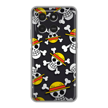 Силиконовый чехол на Honor X7d с принтом One Piece Ван Пис Силиконовый чехол на Honor X7d с принтом One Piece Ван Пис