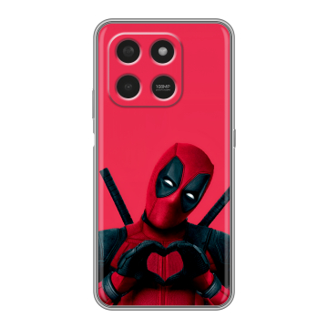 Силиконовый чехол на Honor X7d с принтом Дедпул Deadpool Силиконовый чехол на Honor X7d с принтом Дедпул Deadpool