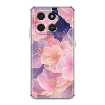 Силиконовый чехол на Honor X7d с принтом женский Силиконовый чехол на Honor X7d с принтом женский