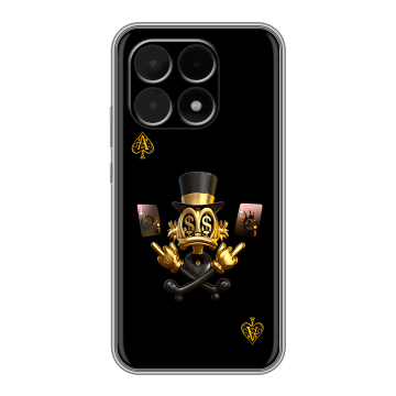 Силиконовый чехол на Xiaomi 15T с принтом Золотой скрудж макдак Силиконовый чехол на Xiaomi 15T с принтом Золотой скрудж макдак