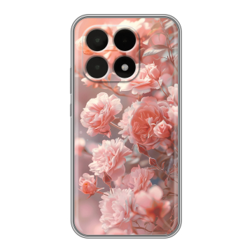 Силиконовый чехол на Xiaomi 15T с принтом Розовые розы