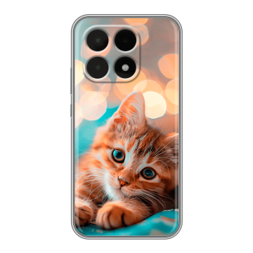 Силиконовый чехол на Xiaomi 15T с принтом котик