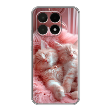 Силиконовый чехол на Xiaomi 15T с принтом котята котики Силиконовый чехол на Xiaomi 15T с принтом котята котики