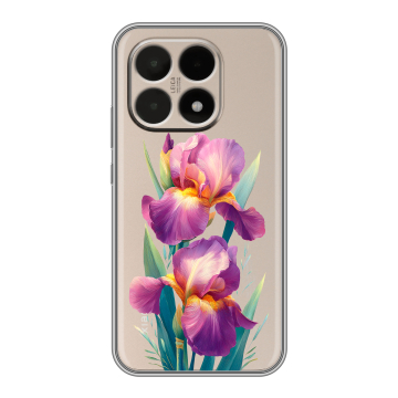 Силиконовый чехол на Xiaomi 15T с принтом Цветы орхидеи Силиконовый чехол на Xiaomi 15T с принтом Цветы орхидеи