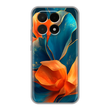 Силиконовый чехол на Xiaomi 15T с принтом Цветы Силиконовый чехол на Xiaomi 15T с принтом Цветы