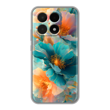Силиконовый чехол на Xiaomi 15T с принтом Цветы Силиконовый чехол на Xiaomi 15T с принтом Цветы