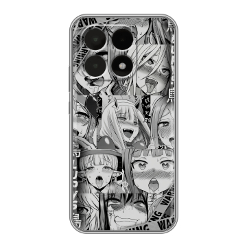 Силиконовый чехол на Xiaomi 15T с принтом Ahegao Ахегао Аниме Силиконовый чехол на Xiaomi 15T с принтом Ahegao Ахегао Аниме