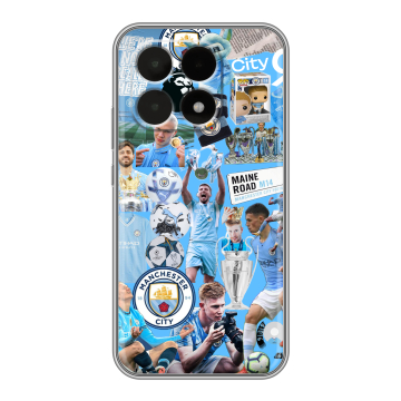 Силиконовый чехол на Xiaomi 15T с принтом Man City Манчестер Сити Силиконовый чехол на Xiaomi 15T с принтом Man City Манчестер Сити