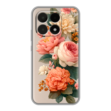 Силиконовый чехол на Xiaomi 15T с принтом цветы Силиконовый чехол на Xiaomi 15T с принтом цветы