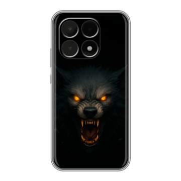 Силиконовый чехол на Xiaomi 15T с принтом Волк Силиконовый чехол на Xiaomi 15T с принтом Волк