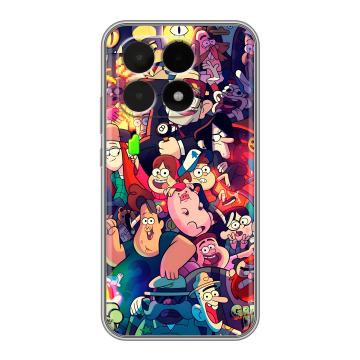 Силиконовый чехол на Xiaomi 15T с принтом Gravity Falls Гравити Фолз Силиконовый чехол на Xiaomi 15T с принтом Gravity Falls Гравити Фолз
