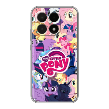 Силиконовый чехол на Xiaomi 15T с принтом My little pony Дружба чудо Силиконовый чехол на Xiaomi 15T с принтом My little pony Дружба чудо