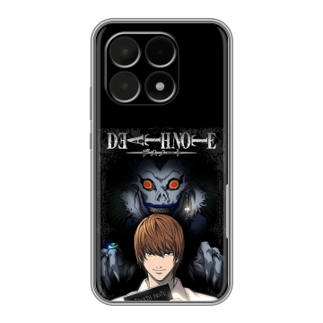 Силиконовый чехол на Xiaomi 15T с принтом Death note Тетрадь смерти Силиконовый чехол на Xiaomi 15T с принтом Death note Тетрадь смерти