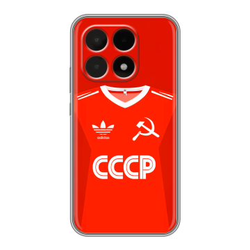 Силиконовый чехол на Xiaomi 15T с принтом Флаг Герб СССР Силиконовый чехол на Xiaomi 15T с принтом Флаг Герб СССР