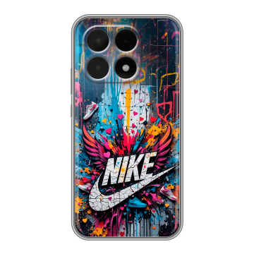 Силиконовый чехол на Xiaomi 15T с принтом Nike Найк