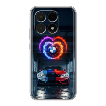 Силиконовый чехол на Xiaomi 15T с принтом BMW БМВ Силиконовый чехол на Xiaomi 15T с принтом BMW БМВ