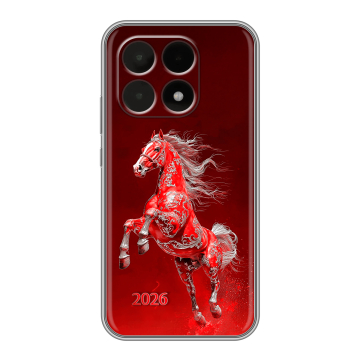 Силиконовый чехол на Xiaomi 15T с принтом Новый год Силиконовый чехол на Xiaomi 15T с принтом Новый год