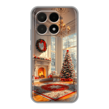 Силиконовый чехол на Xiaomi 15T с принтом Новый год Силиконовый чехол на Xiaomi 15T с принтом Новый год