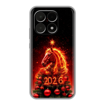 Силиконовый чехол на Xiaomi 15T с принтом Новый год Силиконовый чехол на Xiaomi 15T с принтом Новый год