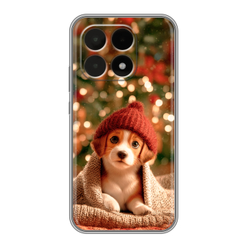 Силиконовый чехол на Xiaomi 15T с принтом Новый год