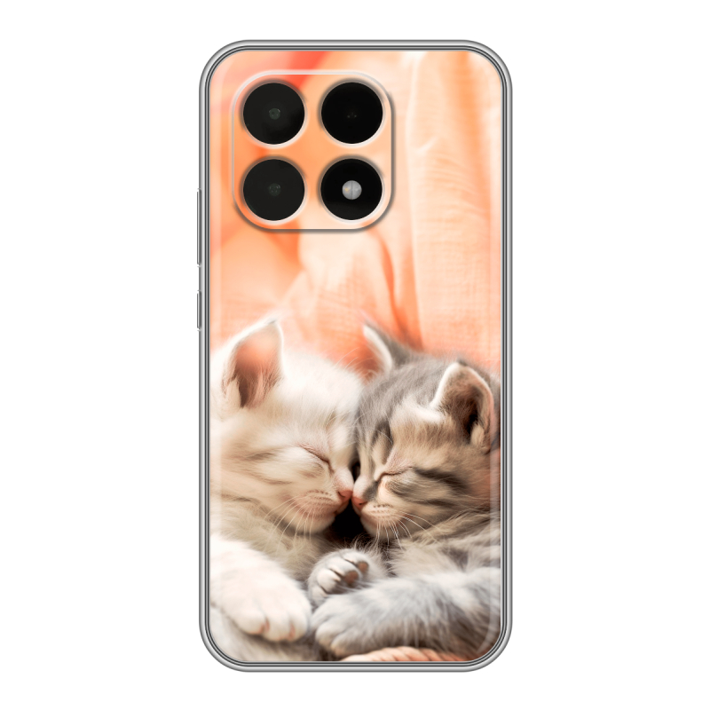 Силиконовый чехол на Xiaomi 15T с принтом Котята Силиконовый чехол на Xiaomi 15T с принтом Котята