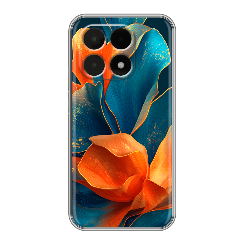 Силиконовый чехол на Xiaomi 15T с принтом Цветы Силиконовый чехол на Xiaomi 15T с принтом Цветы