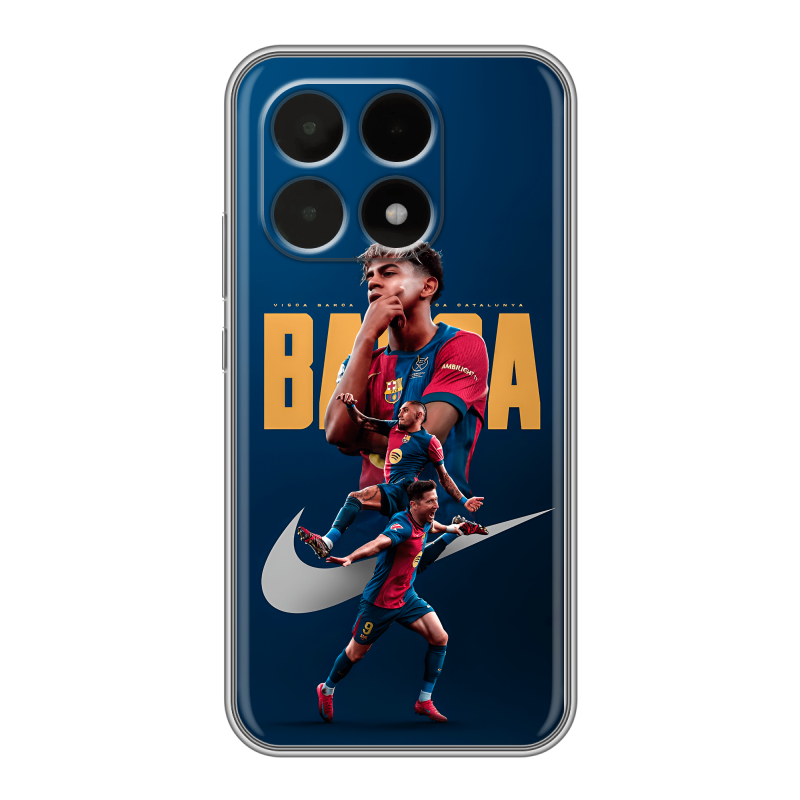 Силиконовый чехол на Xiaomi 15T с принтом Барселона Barca Yamal Силиконовый чехол на Xiaomi 15T с принтом Барселона Barca Yamal