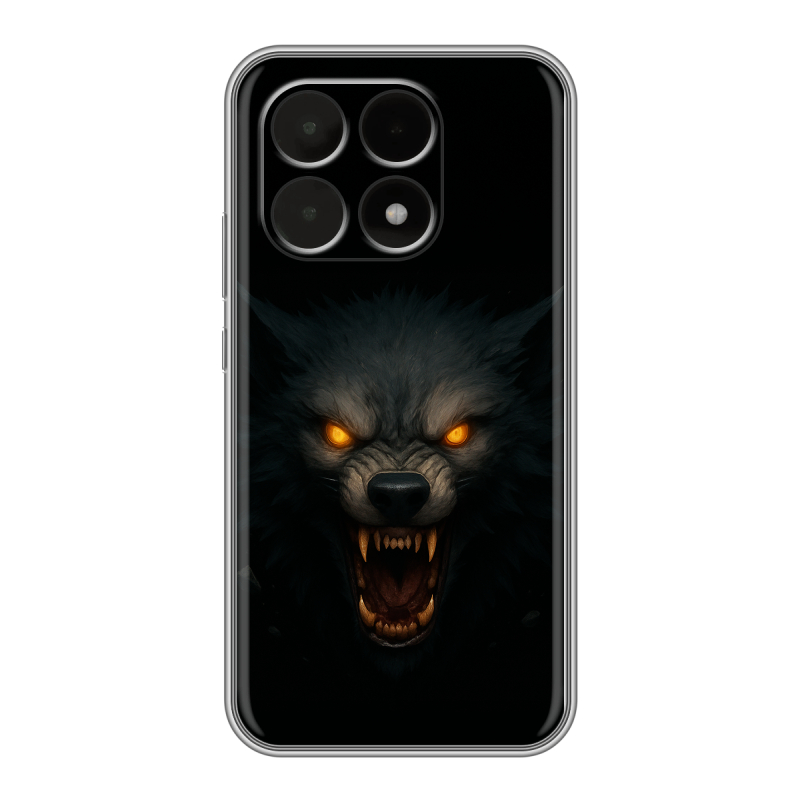 Силиконовый чехол на Xiaomi 15T с принтом Волк Силиконовый чехол на Xiaomi 15T с принтом Волк