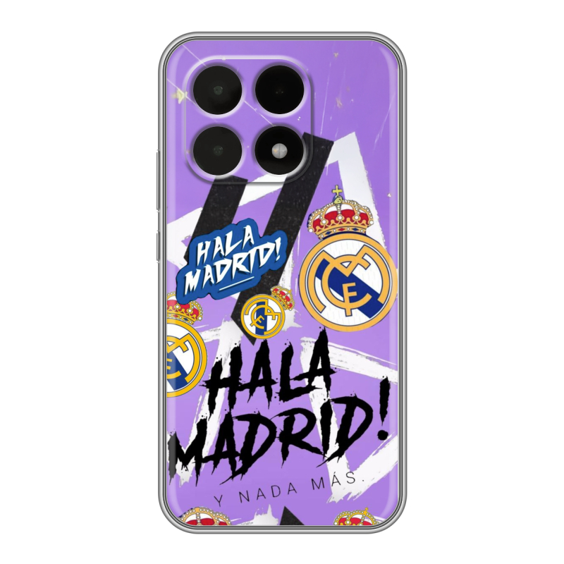 Силиконовый чехол на Xiaomi 15T с принтом Real Madrid Реал Мадрид Силиконовый чехол на Xiaomi 15T с принтом Real Madrid Реал Мадрид