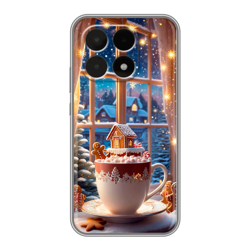 Силиконовый чехол на Xiaomi 15T с принтом Новый год Силиконовый чехол на Xiaomi 15T с принтом Новый год