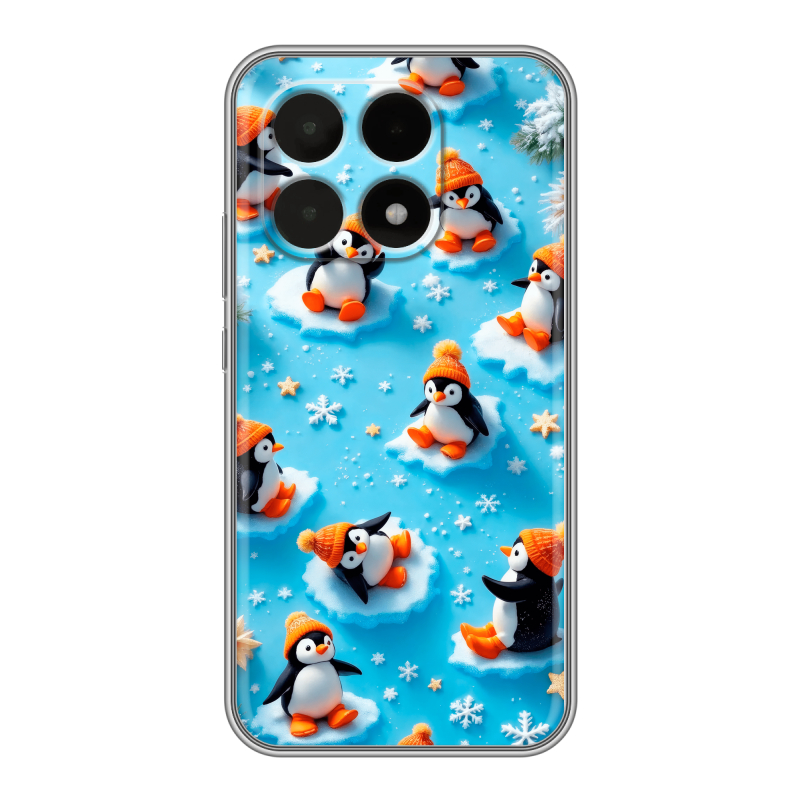Силиконовый чехол на Xiaomi 15T с принтом Новый год Силиконовый чехол на Xiaomi 15T с принтом Новый год