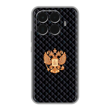 Силиконовый чехол на Xiaomi 15T Pro с принтом Герб России принт