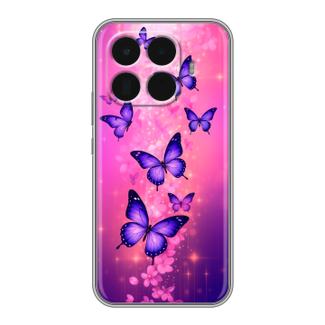 Силиконовый чехол на Xiaomi 15T Pro с принтом Бабочки
