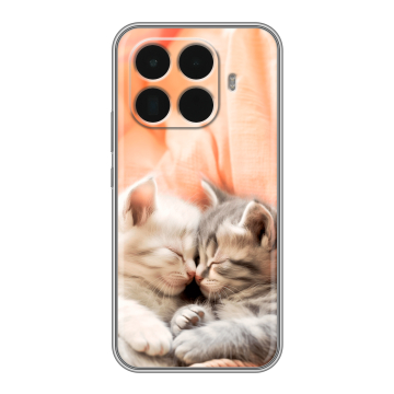 Силиконовый чехол на Xiaomi 15T Pro с принтом Котята Силиконовый чехол на Xiaomi 15T Pro с принтом Котята