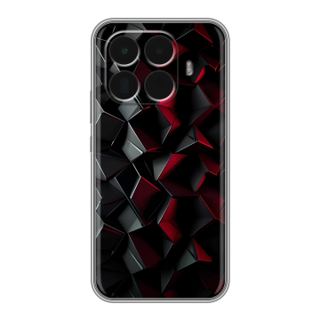 Силиконовый чехол на Xiaomi 15T Pro с принтом Абстракция
