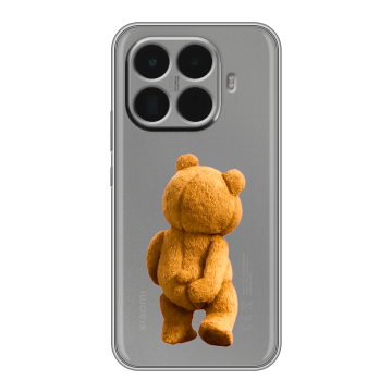Силиконовый чехол на Xiaomi 15T Pro с принтом Медведь