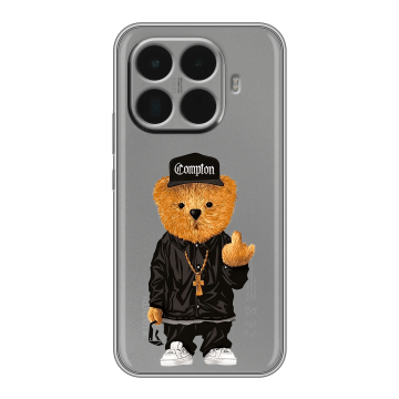 Силиконовый чехол на Xiaomi 15T Pro с принтом Плюшевый медведь Силиконовый чехол на Xiaomi 15T Pro с принтом Плюшевый медведь
