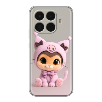 Силиконовый чехол на Xiaomi 15T Pro с принтом Куроми Kuromi 