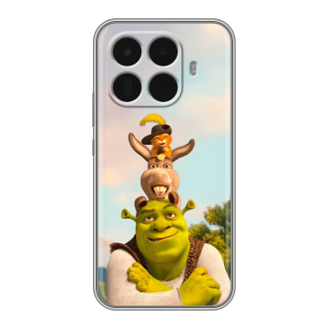 Силиконовый чехол на Xiaomi 15T Pro с принтом Шрек Shrek Силиконовый чехол на Xiaomi 15T Pro с принтом Шрек Shrek