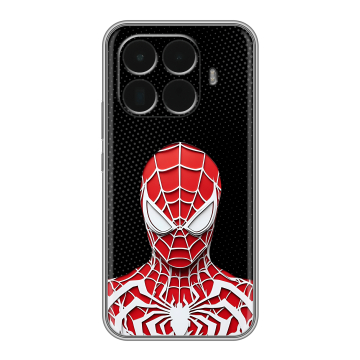 Силиконовый чехол на Xiaomi 15T Pro с принтом человек паук spiderman Силиконовый чехол на Xiaomi 15T Pro с принтом человек паук spiderman