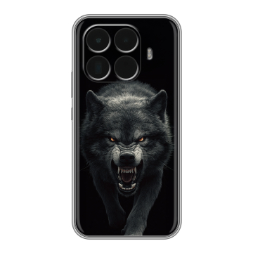 Силиконовый чехол на Xiaomi 15T Pro с принтом Волк