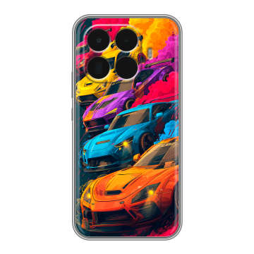 Силиконовый чехол на Xiaomi 15T Pro с принтом Тачки Силиконовый чехол на Xiaomi 15T Pro с принтом Тачки