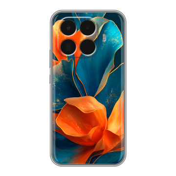 Силиконовый чехол на Xiaomi 15T Pro с принтом Цветы Силиконовый чехол на Xiaomi 15T Pro с принтом Цветы